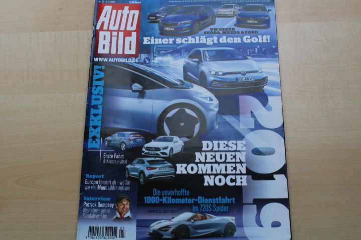 Deckblatt Auto Bild (27/2019)